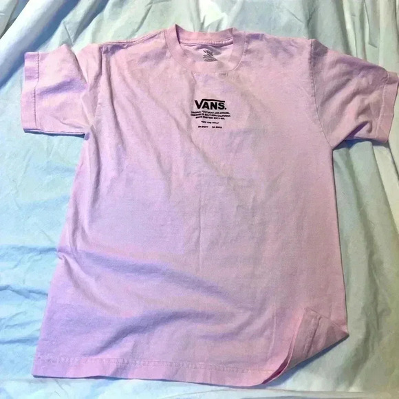 Pink Vans Crewneck T-Shirt - Picture 1 of 3